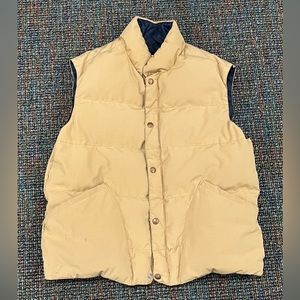 Vintage 1980s Green Mountain Threadworks Goose Down Puffer Vest